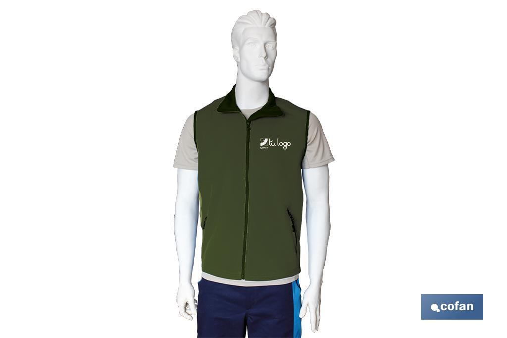 Sleeveless vest with two front pockets - Cofan